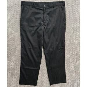 Nike Golf Pants Mens 38x32 Black Performance Stretch Tech Dri Fit Straight Chino